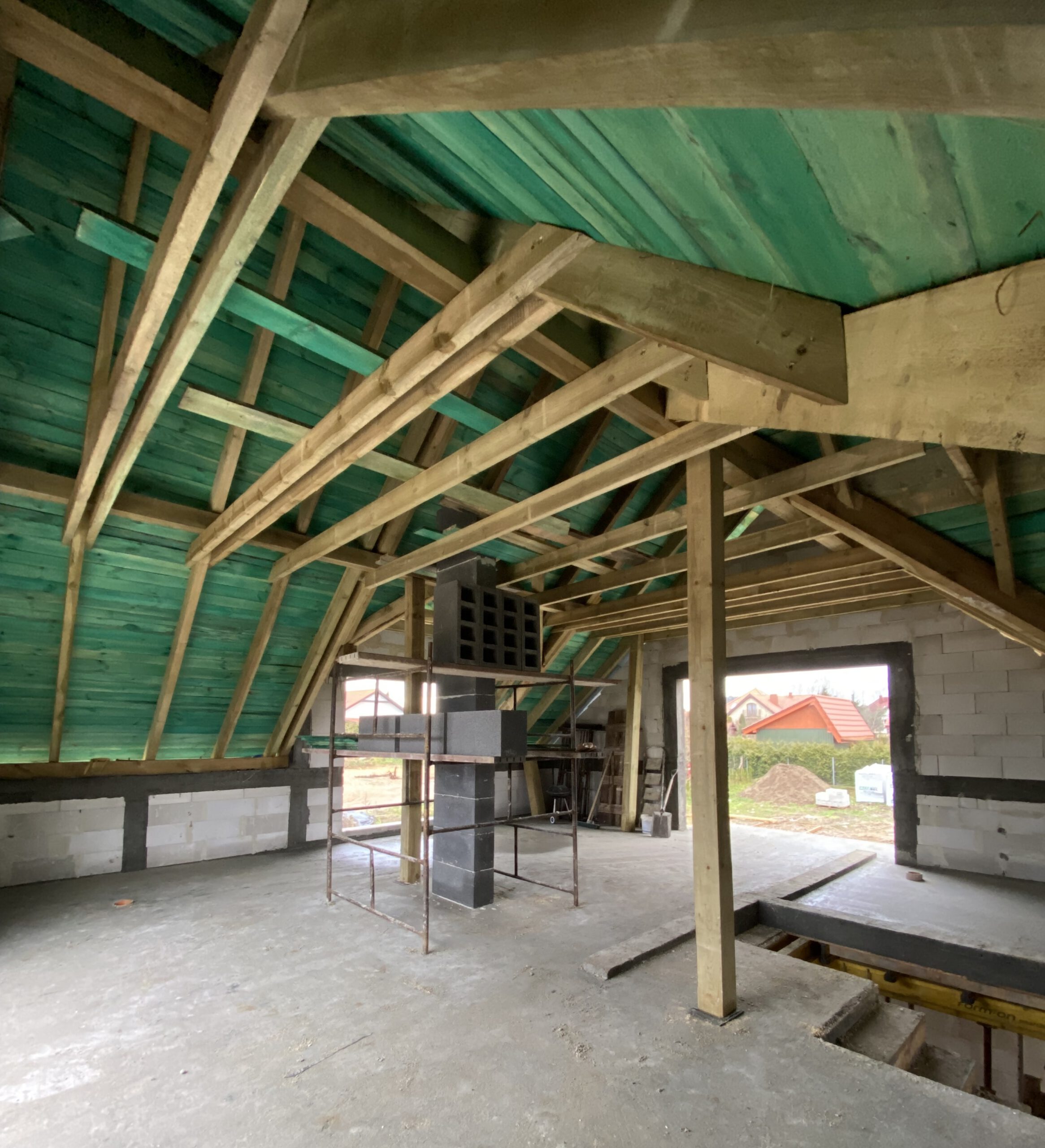 Wewnętrzna część dachu