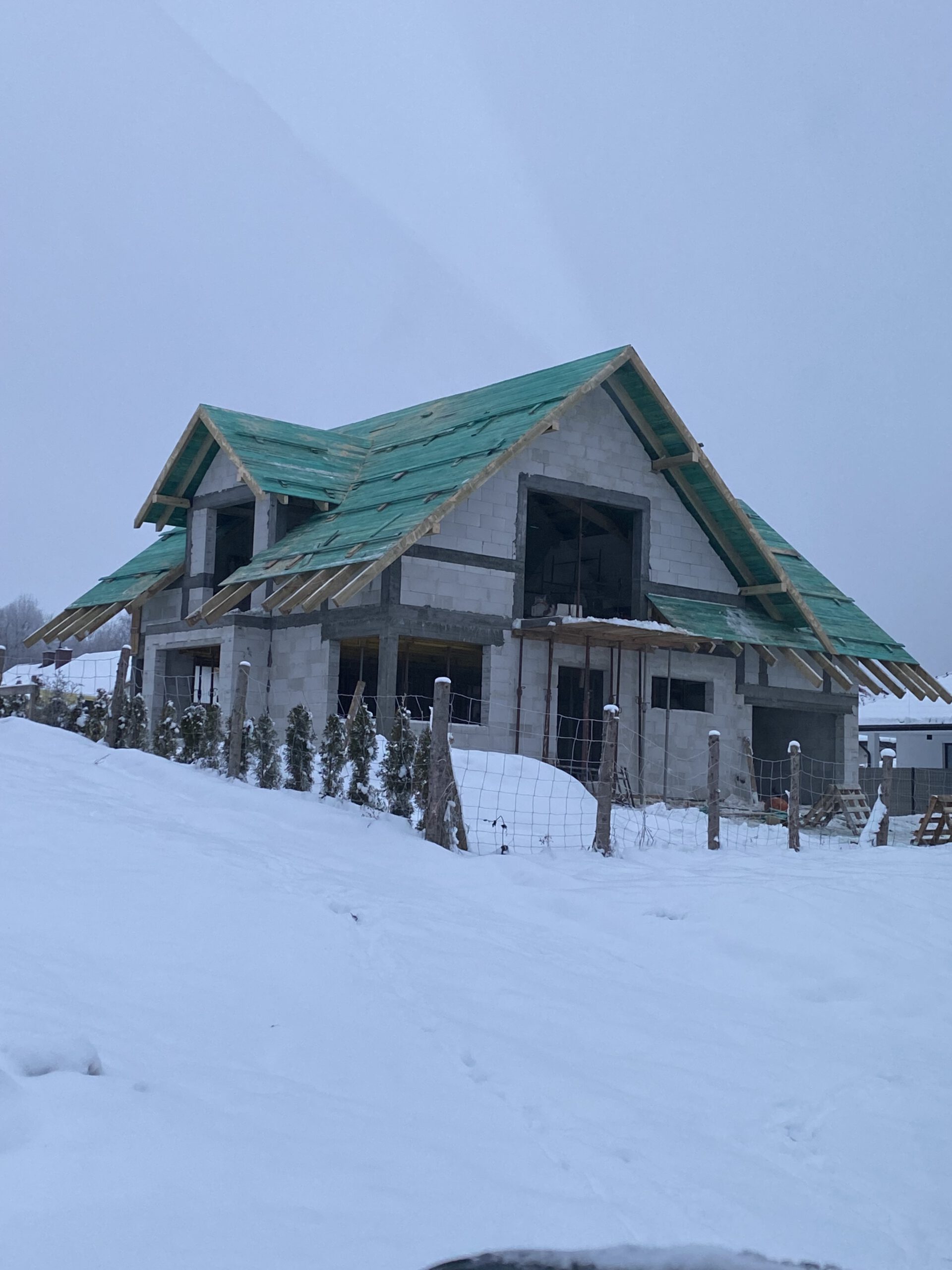 Budowa domu zimą